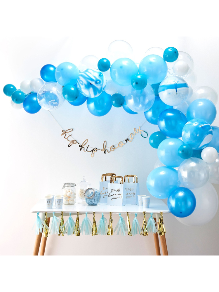 Ginger Ray BA-308 Blauwe Ballonnenboog main product photo