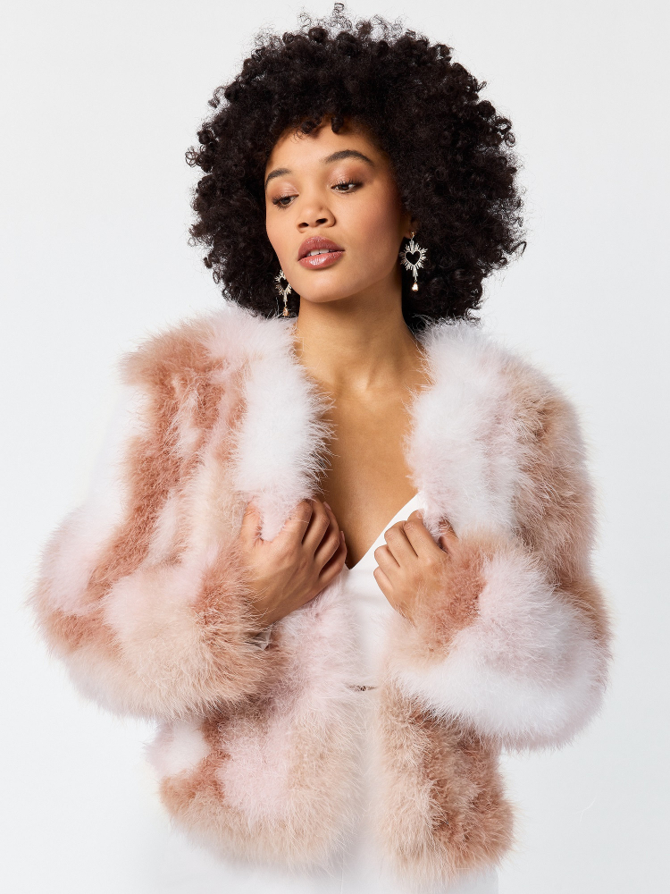 Poirier BOL-75051 Marabou jas main product photo