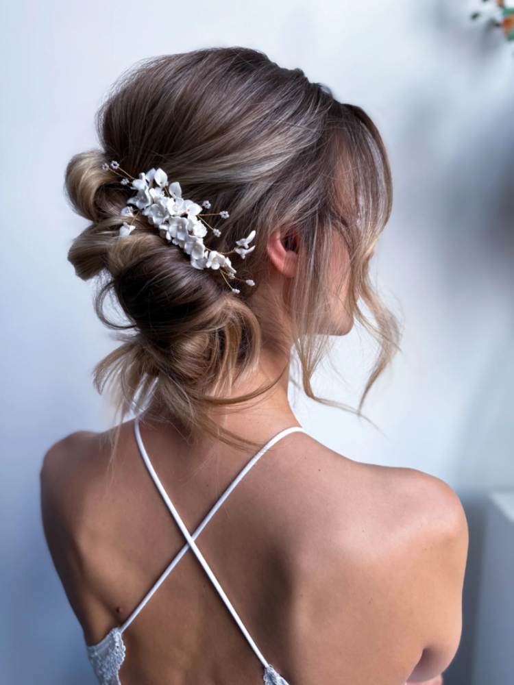 Sally Jane Bridal Lizzie Haarkam Goud main product photo