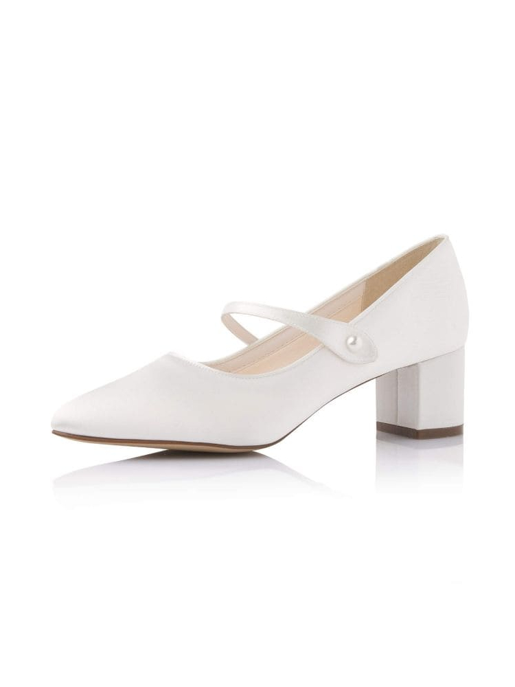 Rainbow Club Abbi Ivory Satijn Bruidsschoenen main product photo