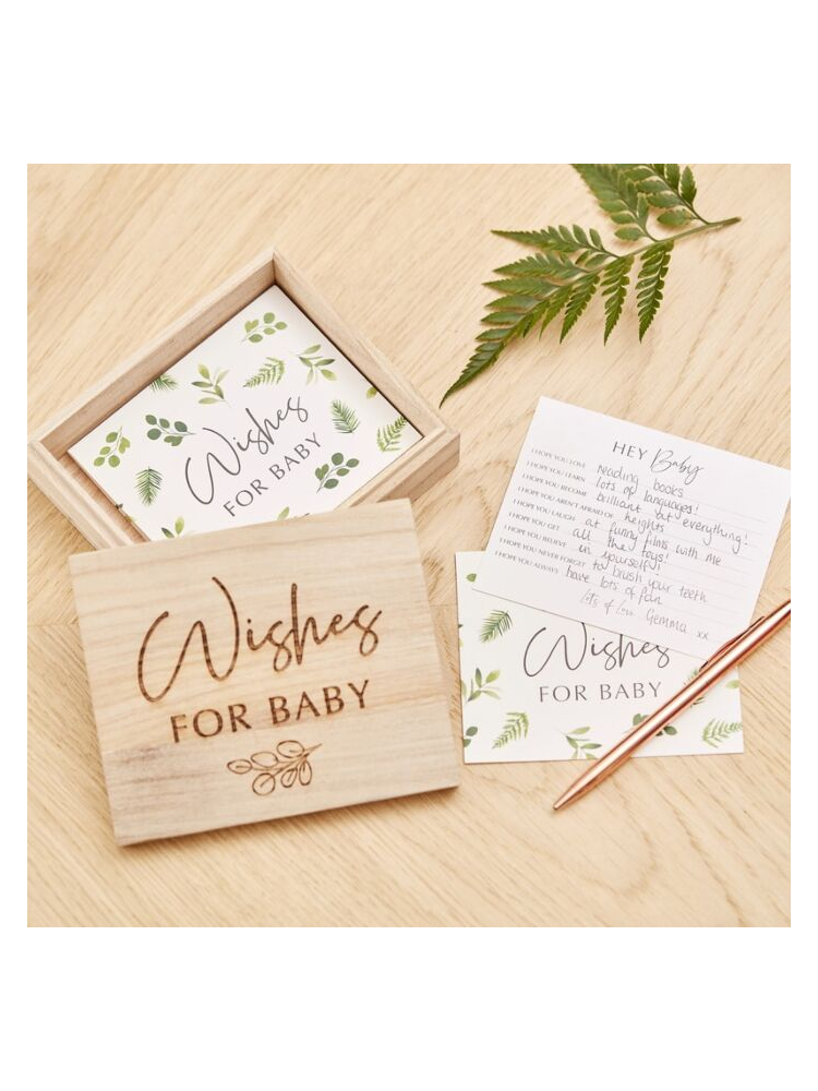 Ginger Ray Botanical Baby Shower Wenskaarten main product photo