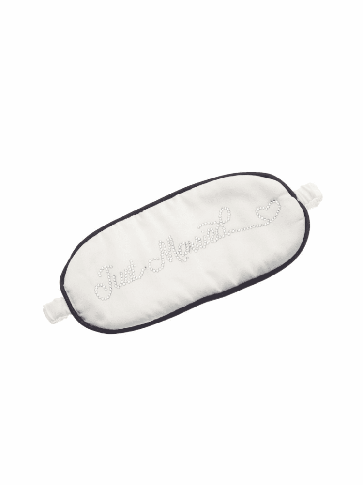 Poirier BN-11 Just Married Slaapmasker Strass Satijn main product photo