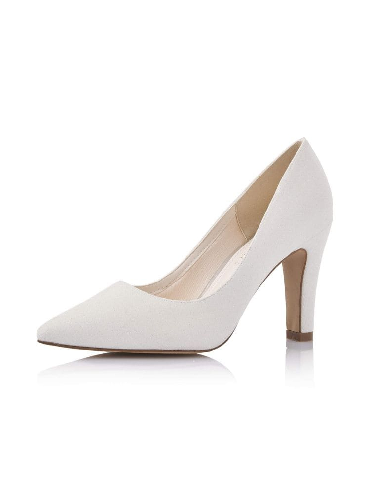 Rainbow Club Fera Off-White Metallic Bruidsschoenen main product photo