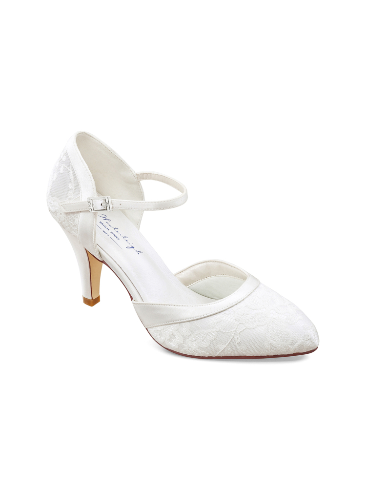 G Westerleigh Imola Bruidsschoenen ivoor met kant main product photo