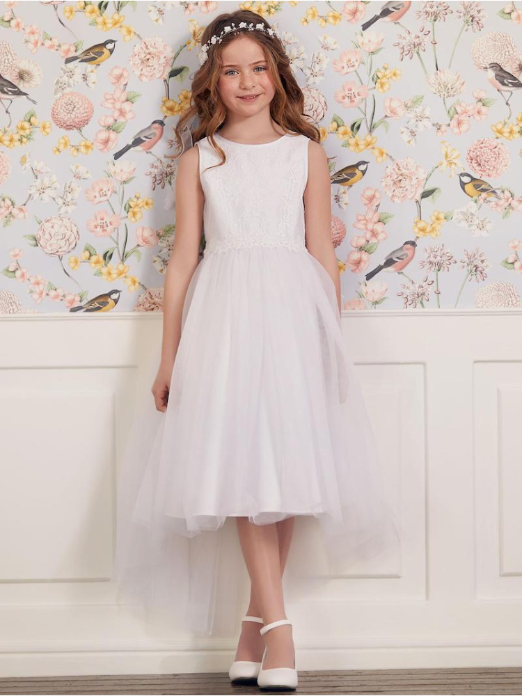 LILLY 08-1108-WH Communie Jurk main product photo
