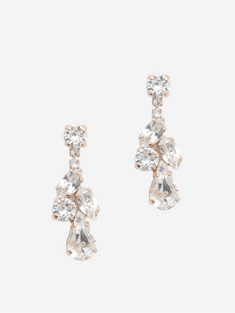 Abrazi Zoe Swarovski Oorbellen Rosé main product photo