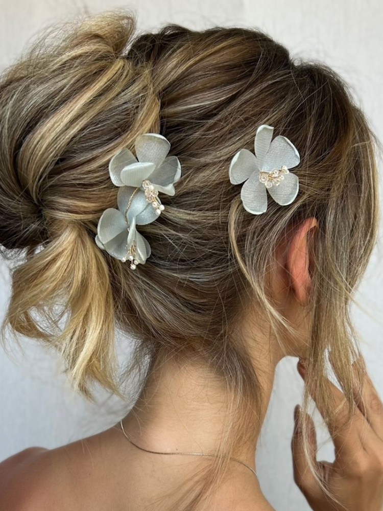 Sally Jane Bridal Poppy Aqua Goud main product photo
