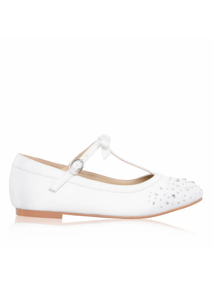 The Perfect Bridal Company Ruthie Wit Communieschoenen main product photo