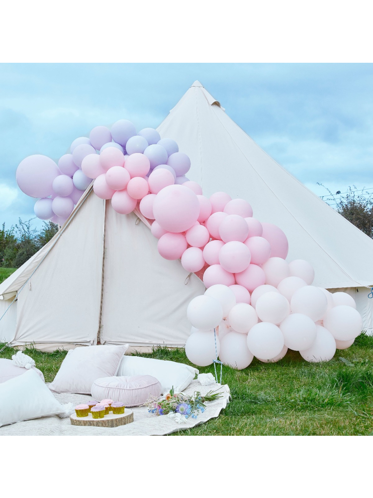 Ginger Ray BA-321 Balloon Arch Paars & Roze Ballonnenboog main product photo