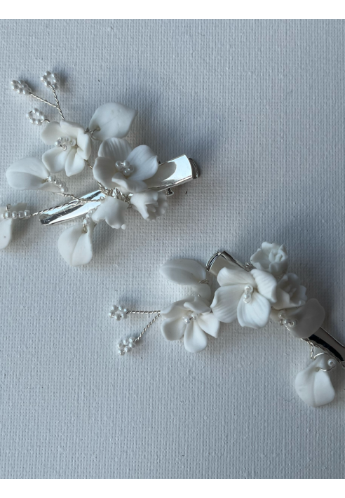 Sally Jane Bridal Vanessa Haarspelden Zilver