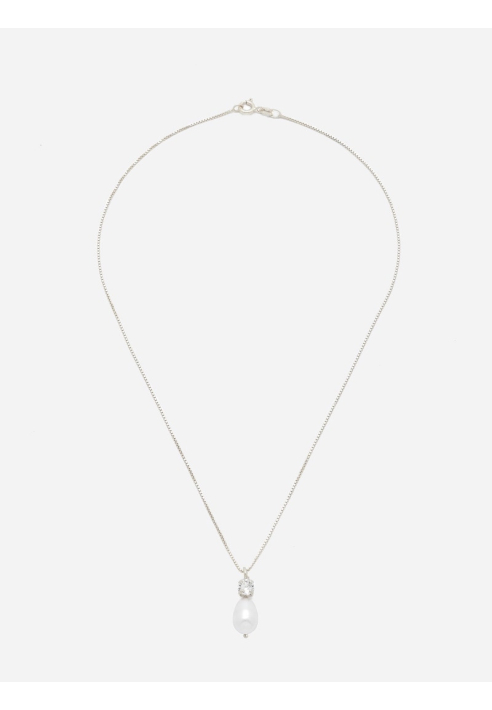 Abrazi Elena Necklace Silver-M ()