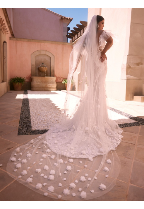 Bianco Evento S517 Sluier - 300 cm