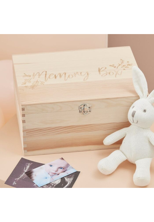 Ginger Ray BL-118 Floral Baby Shower Memory Box