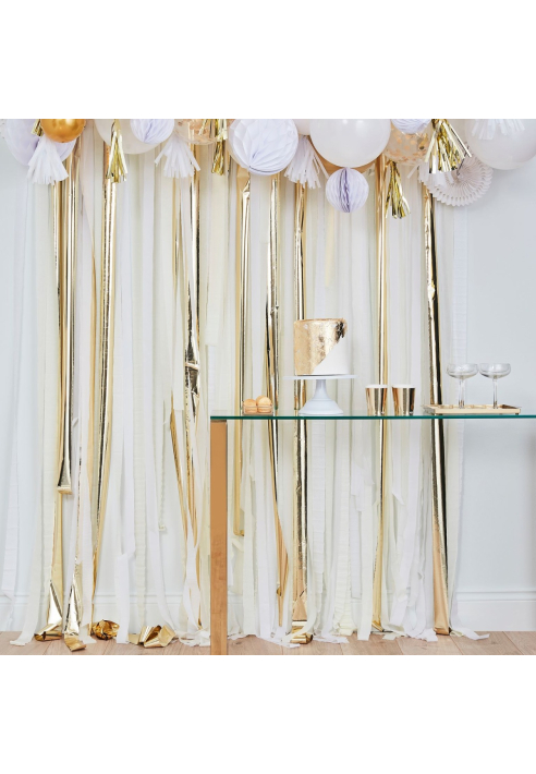 Ginger Ray MIX-188 Mix It Up Gouden Metallic Backdrop