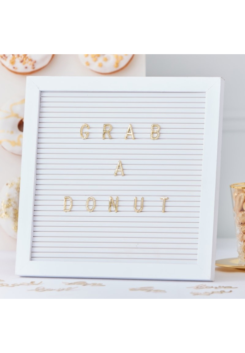Ginger Ray GO-126 Gold Wedding Letterbord Gouden Letters ()