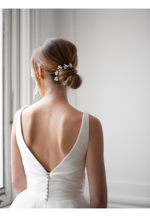 Abrazi Perla Haarspelden Zilver ()