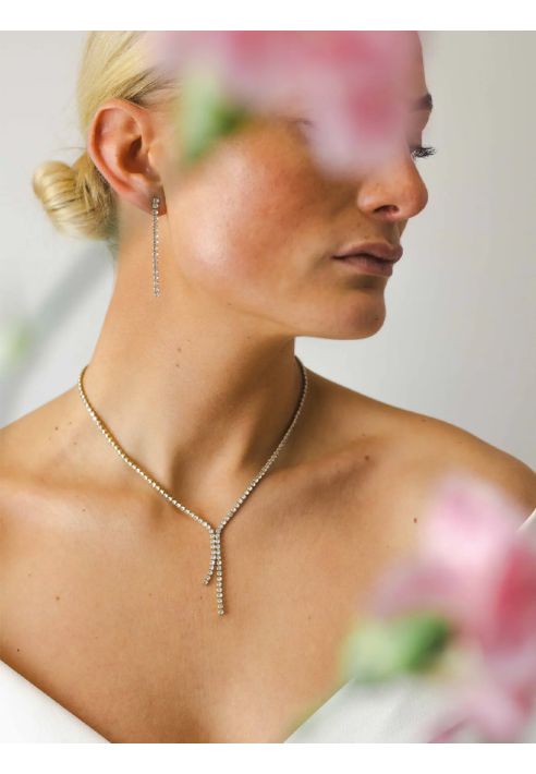 Abrazi Jet Ketting Zilver