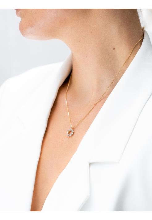 Abrazi Callie Ketting Goud 42cm