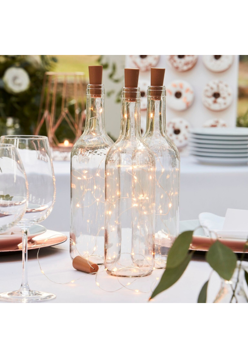 Ginger Ray BR-363 Botanical Wedding Fles Led Verlichting ()