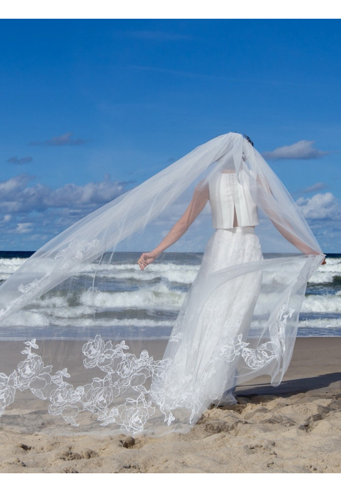 Novias Euphoria sluier - 270 cm ()