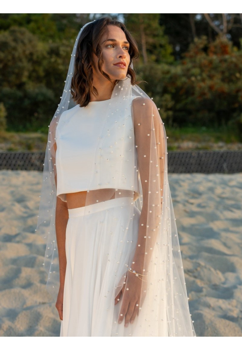 Novias Evita sluier - 270 cm ()