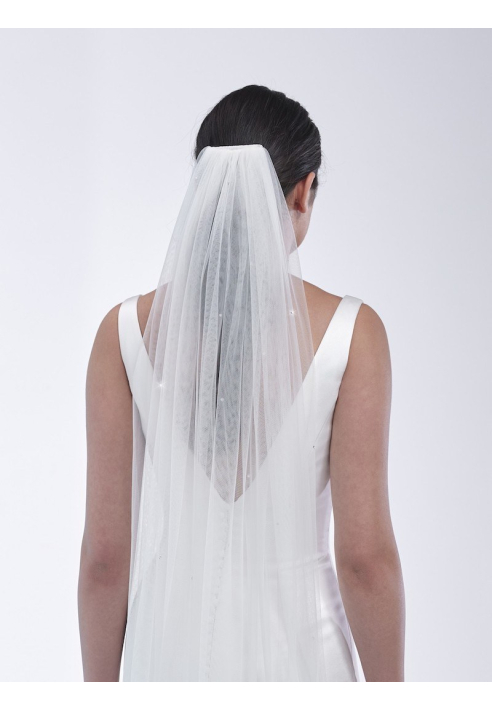 Poirier S49-120-1-Ivoor Sluier - 120 cm ()