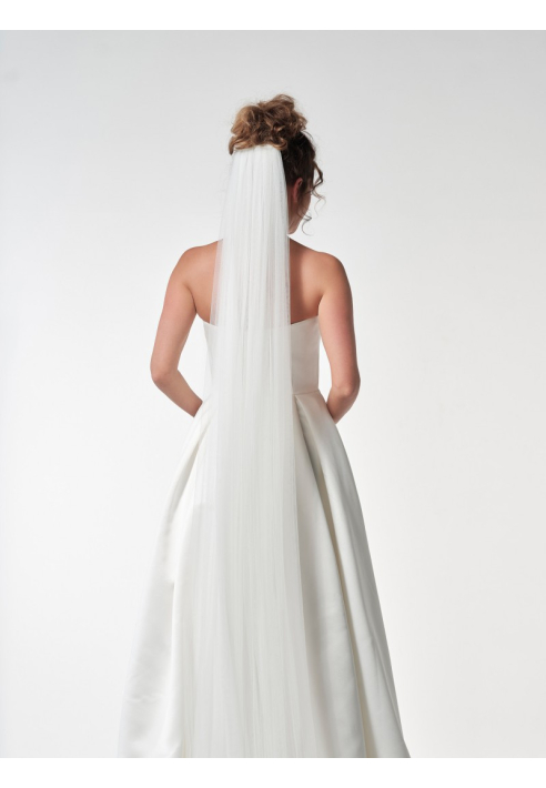 Poirier Sluier S12-250-1-SOFT-Wit - 250 cm ()