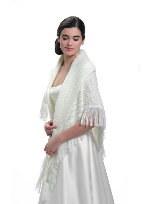 Gebreide stola S172 | Poirier ()