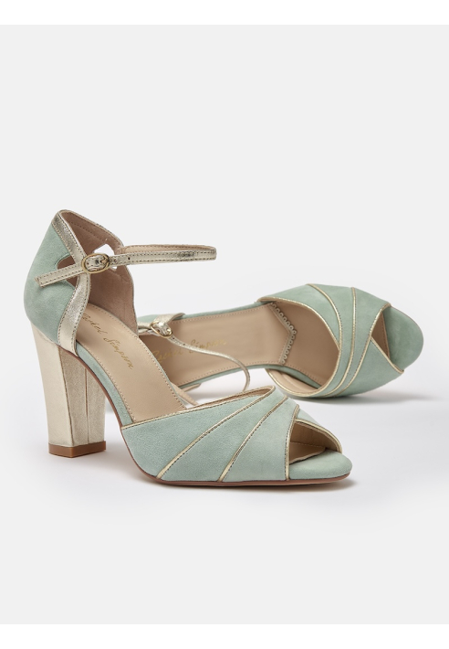 Rachel Simpson Lauren Bruidsschoenen Mintgroen