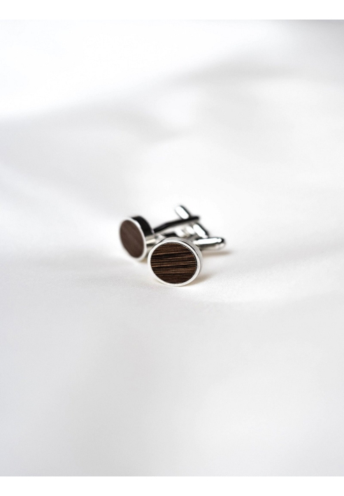 Abrazi C5-RN-DB-DarkBrown Manchetknopen