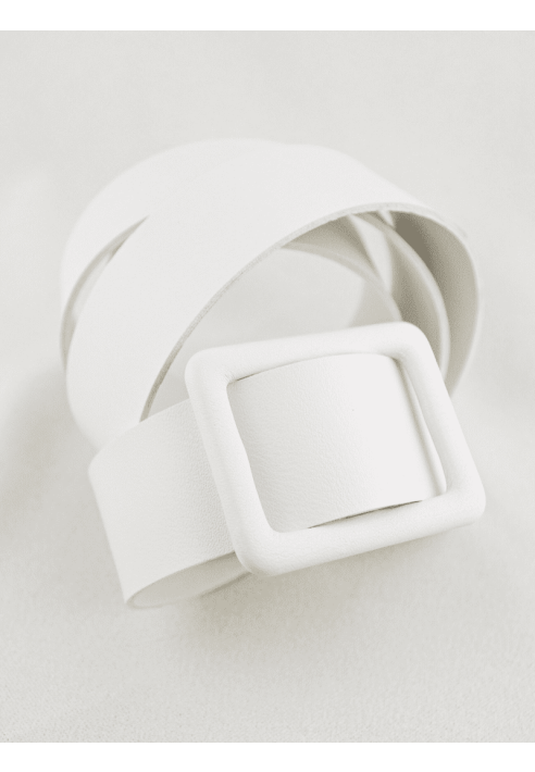 Forever & Eva G1009 Imitatieleer Riem Ivoor ()