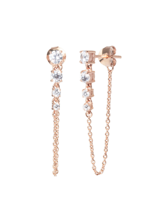 Abrazi Puck Oorbellen Rose ()