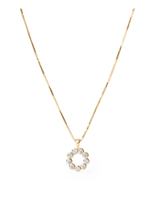 Abrazi Callie Ketting Goud 50cm ()