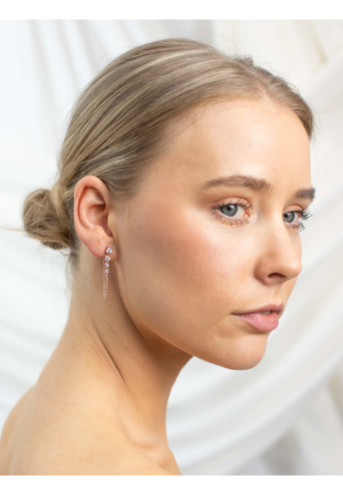 Abrazi Puck Oorbellen Rose