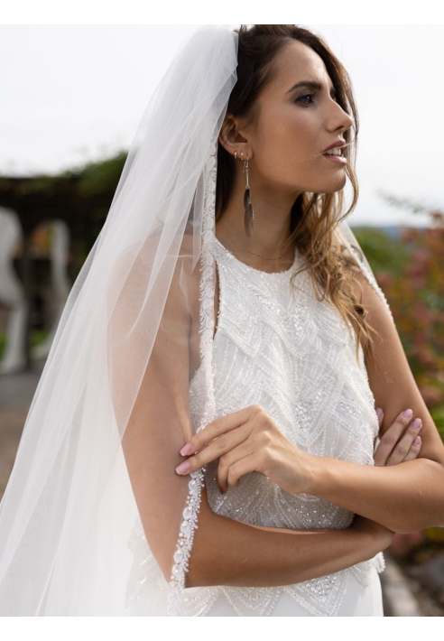 Novias Timona sluier - 270 cm ()