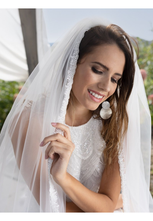 Novias Tryfonia sluier - 270 cm ()