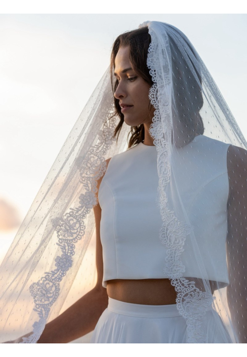 Novias Eulalia sluier - 270 cm