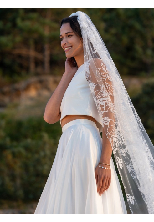 Novias Eunice sluier - 270 cm ()