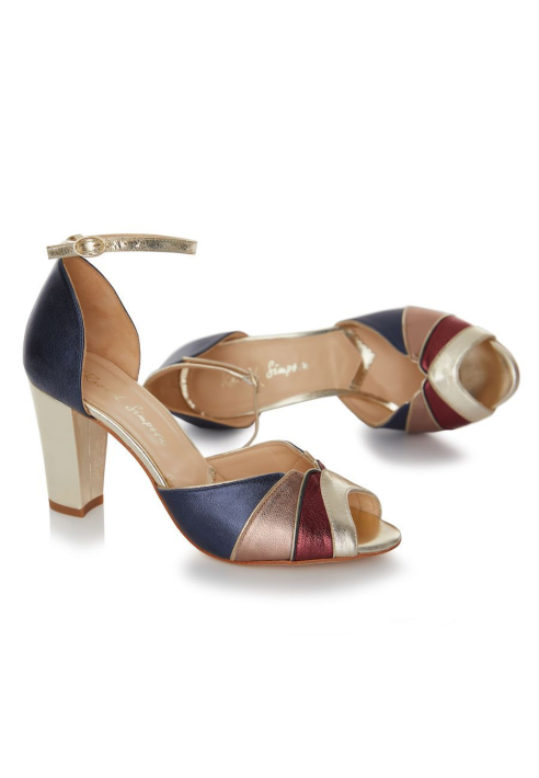Rachel Simpson Brooke Navy-38 Bruidsschoenen Tweedekans