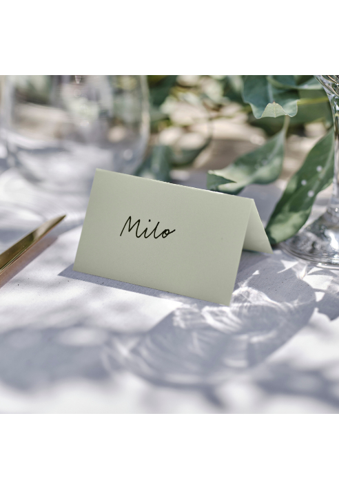 Ginger Ray SW-844 Sage Wedding Plaatskaartjes ()