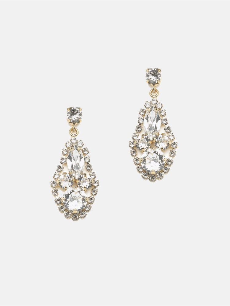 Abrazi Adele Swarovski Oorbellen Goud main product photo