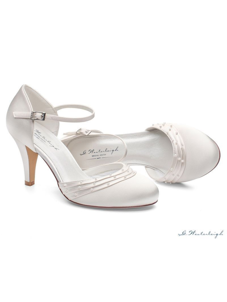G.Westerleigh Bruidsschoenen Melissa-White-38 Tweedekans main product photo