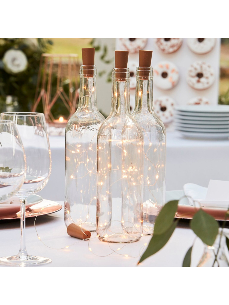Ginger Ray BR-363 Botanical Wedding Fles Led Verlichting main product photo