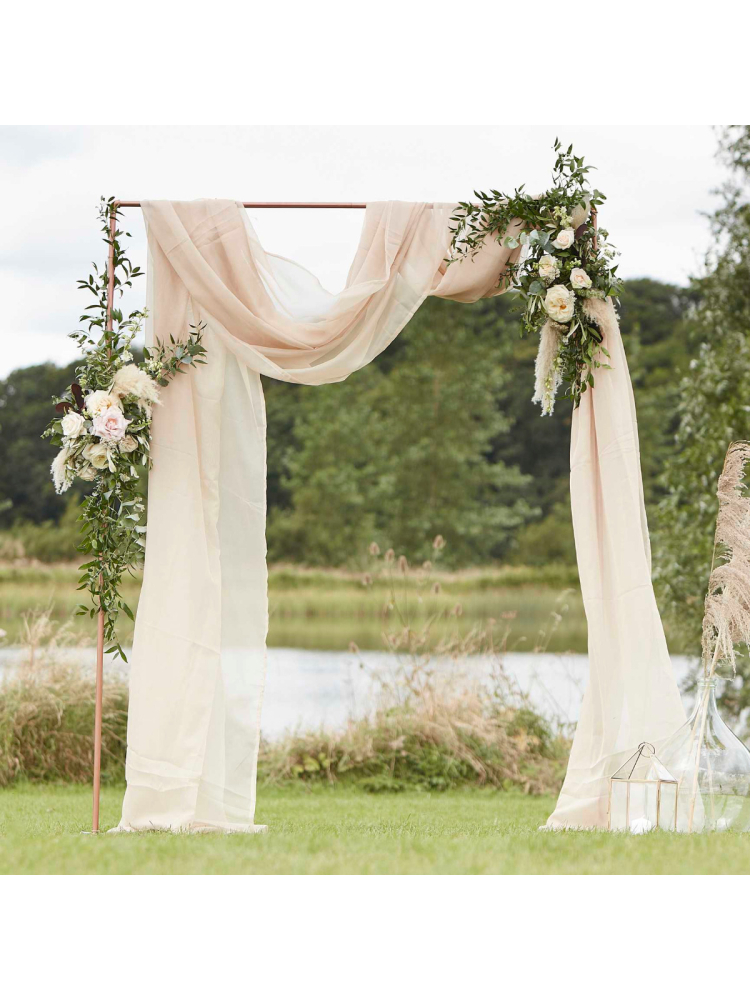 Ginger Ray PAMA-131 Backdrop Stof Taupe main product photo