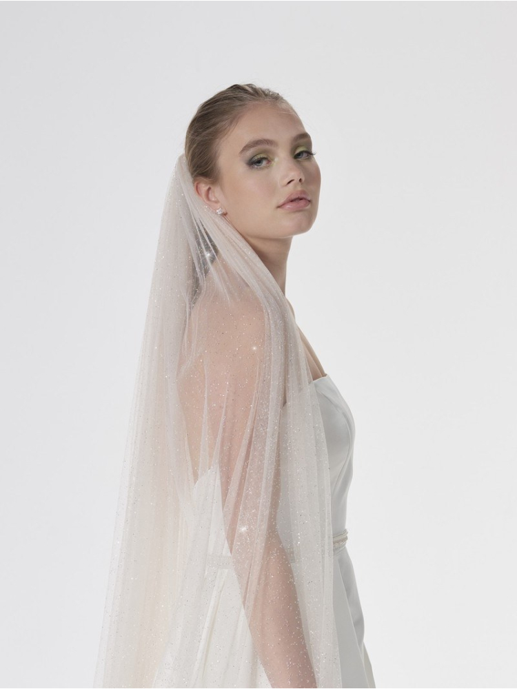 Poirier S47-210-1-Blush Sluier - 210 cm main product photo