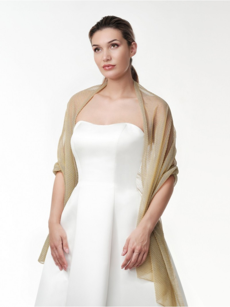 Poirier S143 Sjaal Goud main product photo