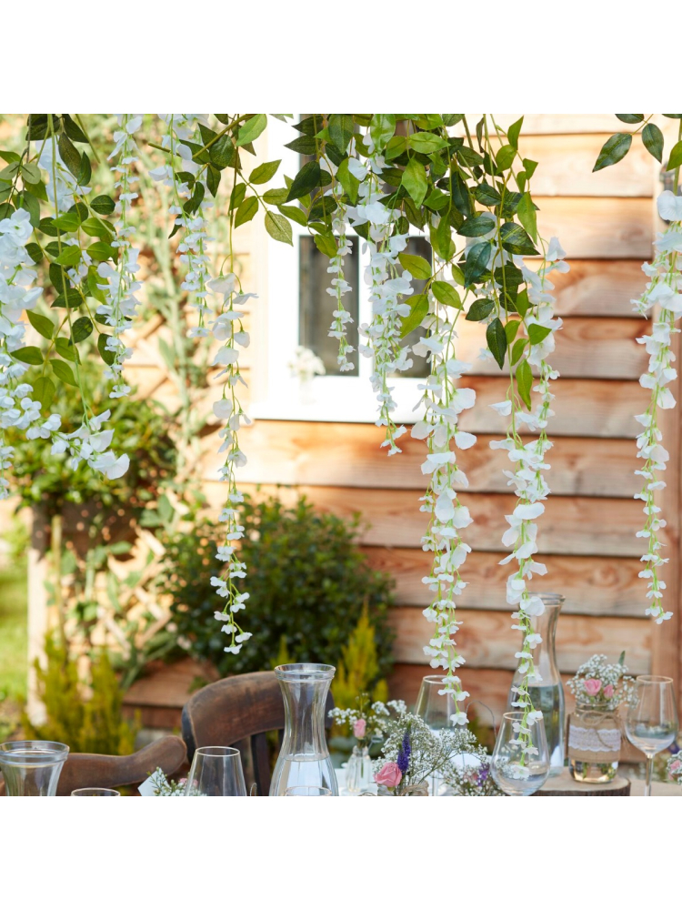 Ginger Ray CW-264 Rustic Country Blauweregen Wit main product photo