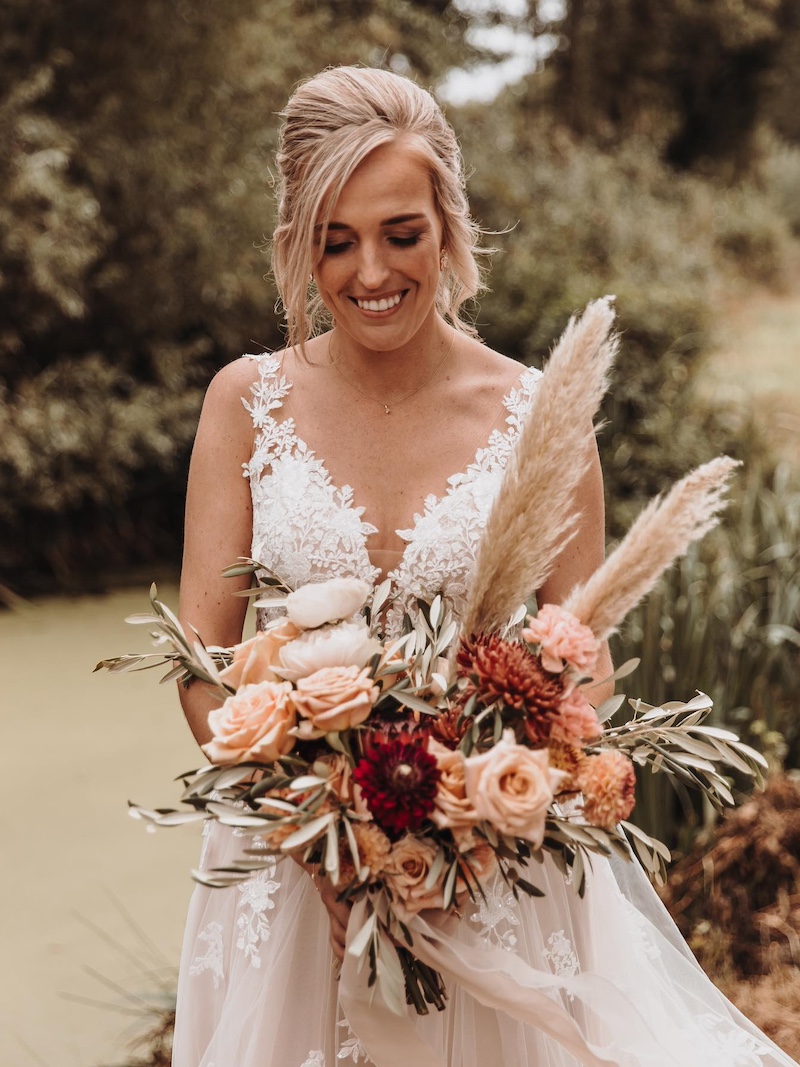 Bruidsboeket Droogbloemen