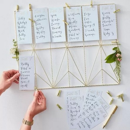 Ginger Ray tafelschikking