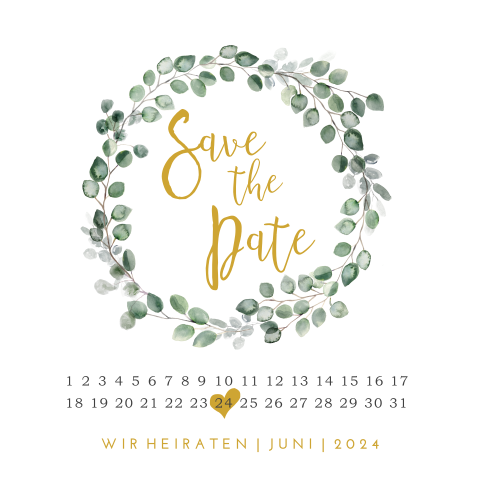 Save The Date Kaart